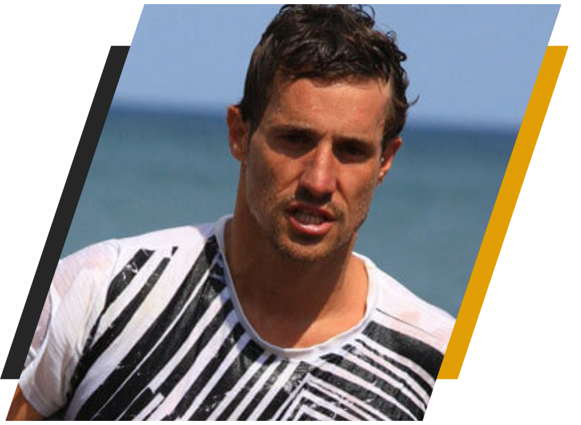 a man looking at the camera